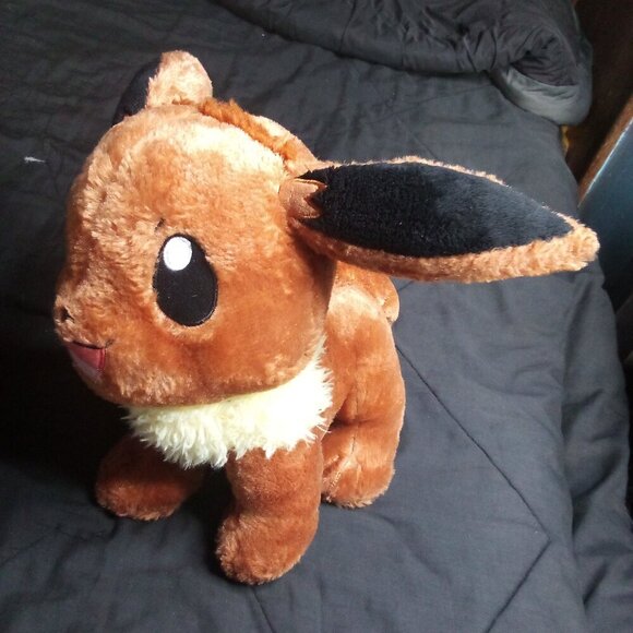 Pokemon x Build-A-Bear Eevee Plush Toy Stuffed Animal 2017 16" - Picture 3 of 7